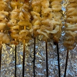 鶏胸肉2キロ調理②鶏皮の焼鳥串